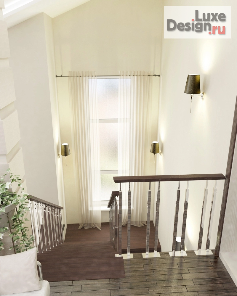 Дизайн интерьера загородного дома "Дизайн интерьера Саратов, Усть-Курдюм - дом 198м2" (фото 27)