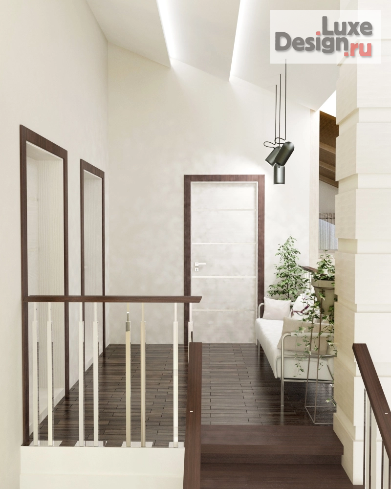 Дизайн интерьера загородного дома "Дизайн интерьера Саратов, Усть-Курдюм - дом 198м2" (фото 28)