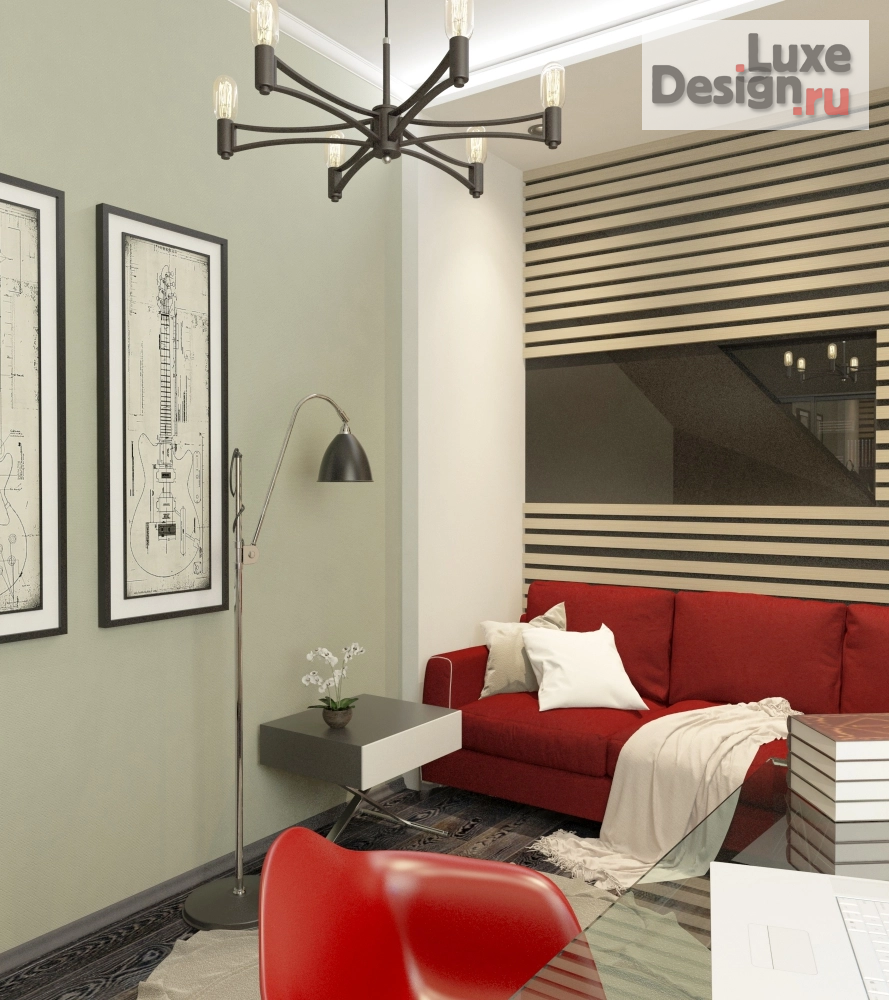 Дизайн интерьера загородного дома "Дизайн интерьера Саратов, Усть-Курдюм - дом 198м2" (фото 13)