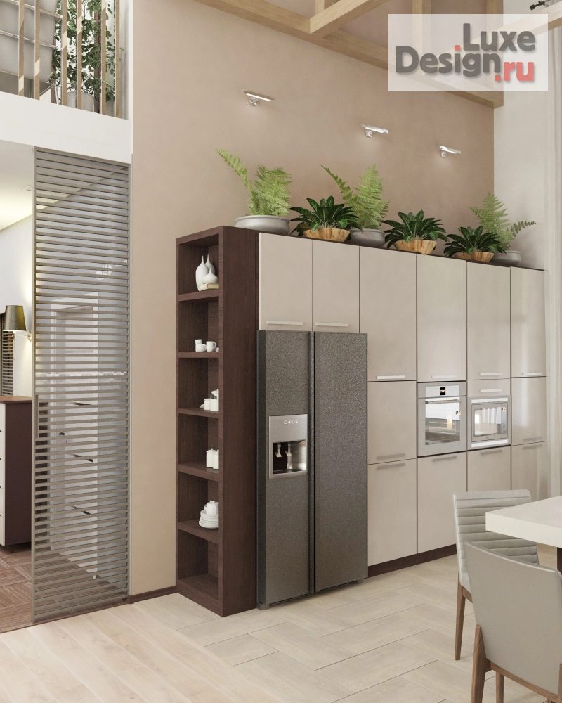 Дизайн интерьера загородного дома "Дизайн интерьера Саратов, Усть-Курдюм - дом 198м2" (фото 22)