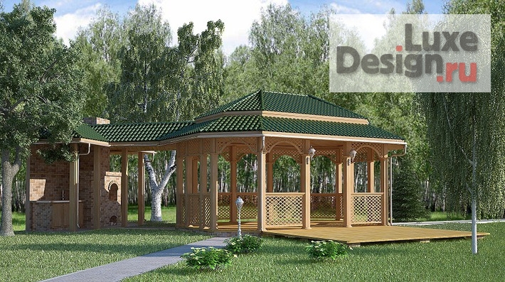 Дизайн интерьера коттеджа "Дизайн интерьера - визуализация - коттеджи" (фото 15)