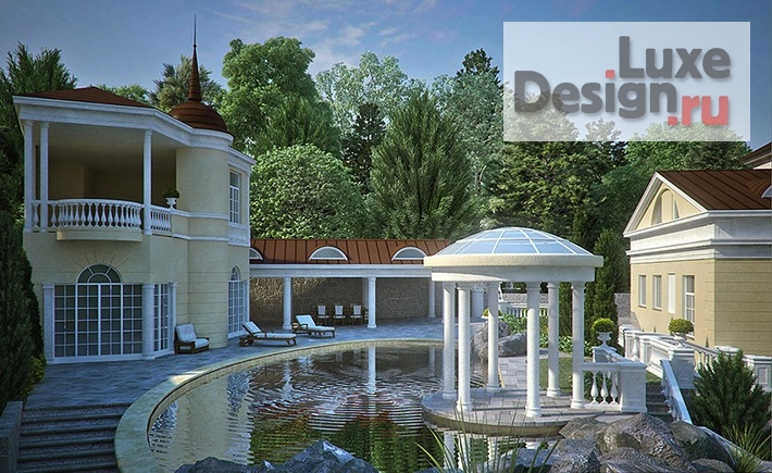 Дизайн интерьера коттеджа "Дизайн интерьера - визуализация - коттеджи" (фото 12)