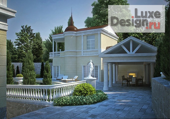 Дизайн интерьера коттеджа "Дизайн интерьера - визуализация - коттеджи" (фото 13)