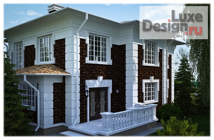 Дизайн интерьера коттеджа "Дизайн интерьера - визуализация - коттеджи" (фото 11)