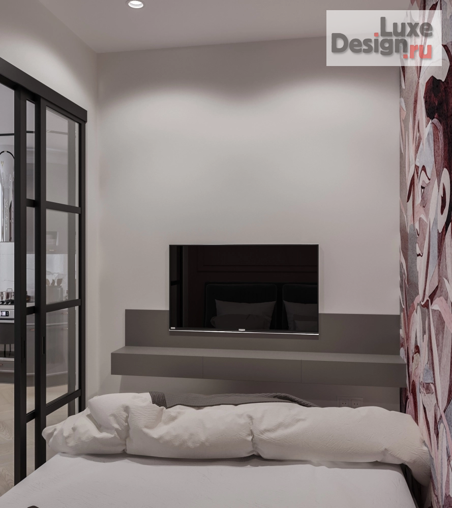 Дизайн интерьера апартаментов "Проект апартаментов для молодой творческой девушки  г. Москва" (фото 8)