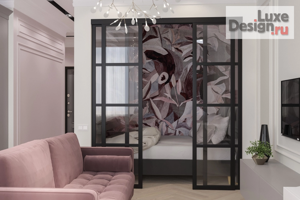 Дизайн интерьера апартаментов "Проект апартаментов для молодой творческой девушки  г. Москва" (фото 6)