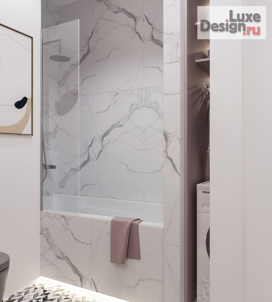 Дизайн интерьера апартаментов "Проект апартаментов для молодой творческой девушки  г. Москва" (фото 11)