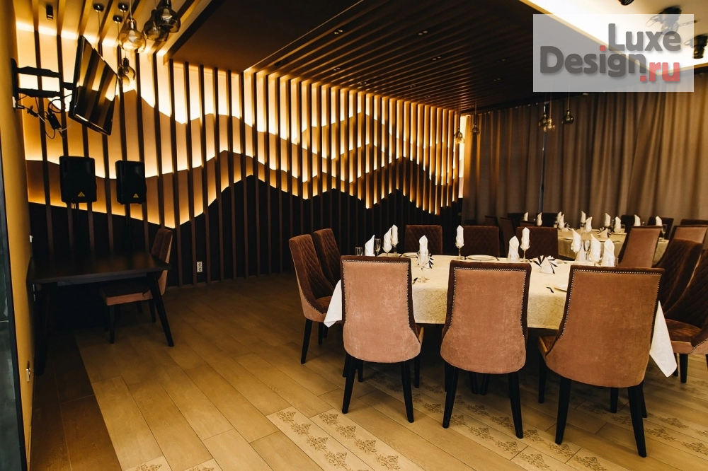 Дизайн интерьера ресторана "БАНКЕТНЫЙ ЗАЛ «ВИШНЕВАЯ ГОРА»" (фото 2)