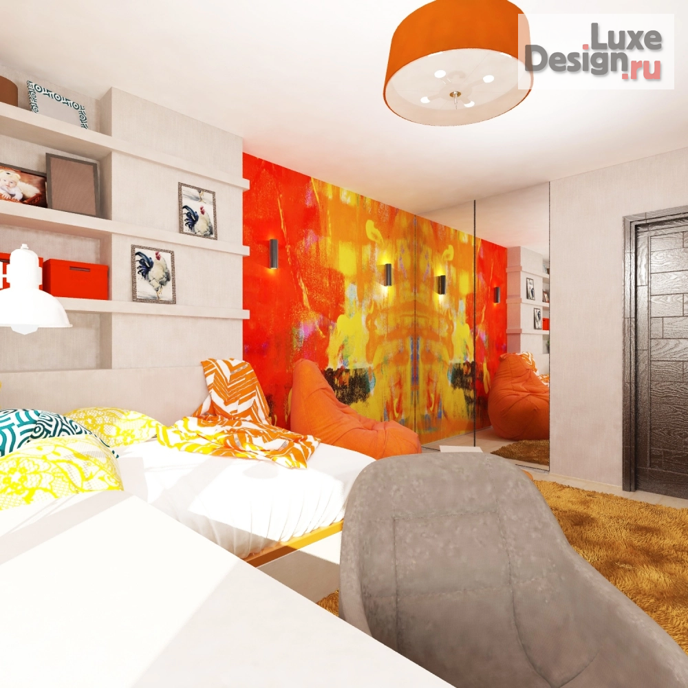 Дизайн интерьера детской "Дизайн-проект спальни для мальчика (г.Саратов)" (фото 3)