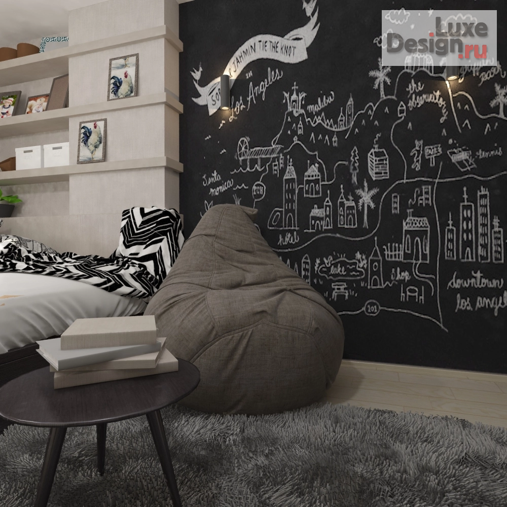 Дизайн интерьера детской "Дизайн детской спальни (Саратов)" (фото 1)