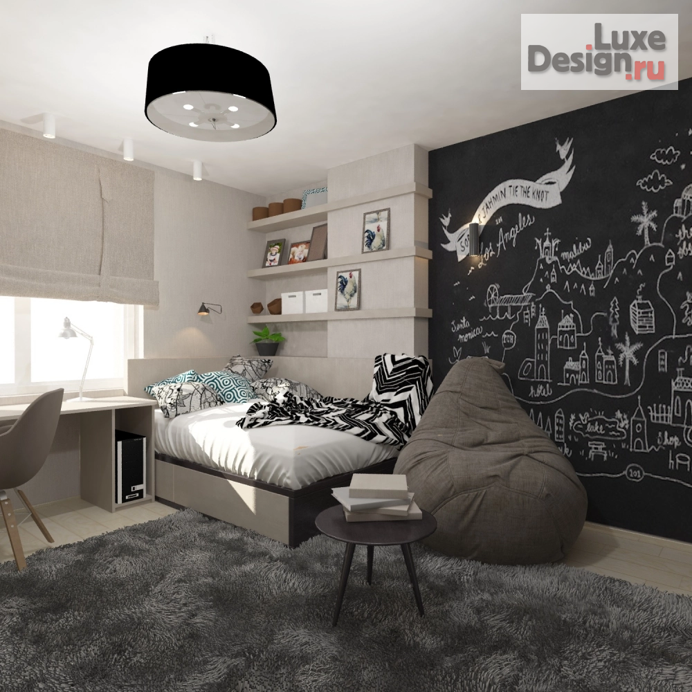 Дизайн интерьера детской "Дизайн детской спальни (Саратов)" (фото 7)