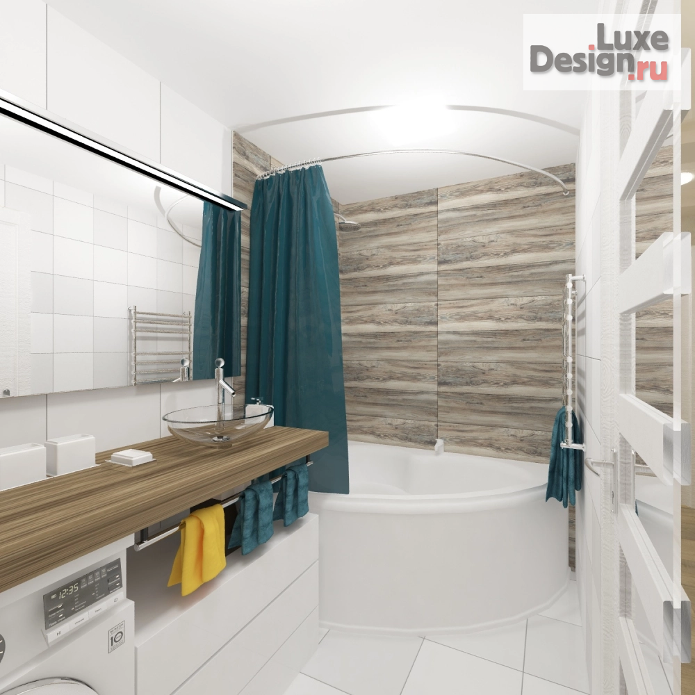 Дизайн интерьера двухкомнатной квартиры "Дизайн-проект квартиры (г.Саратов)" (фото 10)