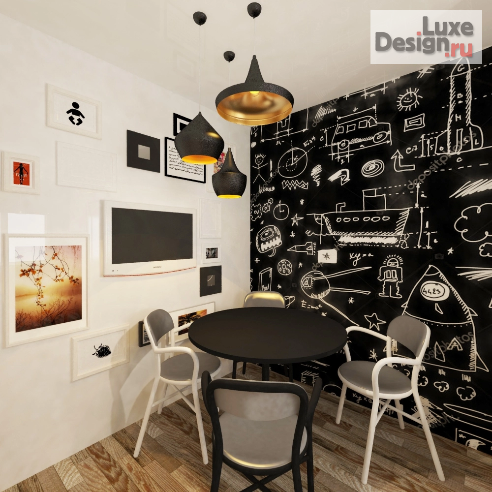 Дизайн интерьера двухкомнатной квартиры "Дизайн-проект квартиры (г.Саратов)" (фото 3)