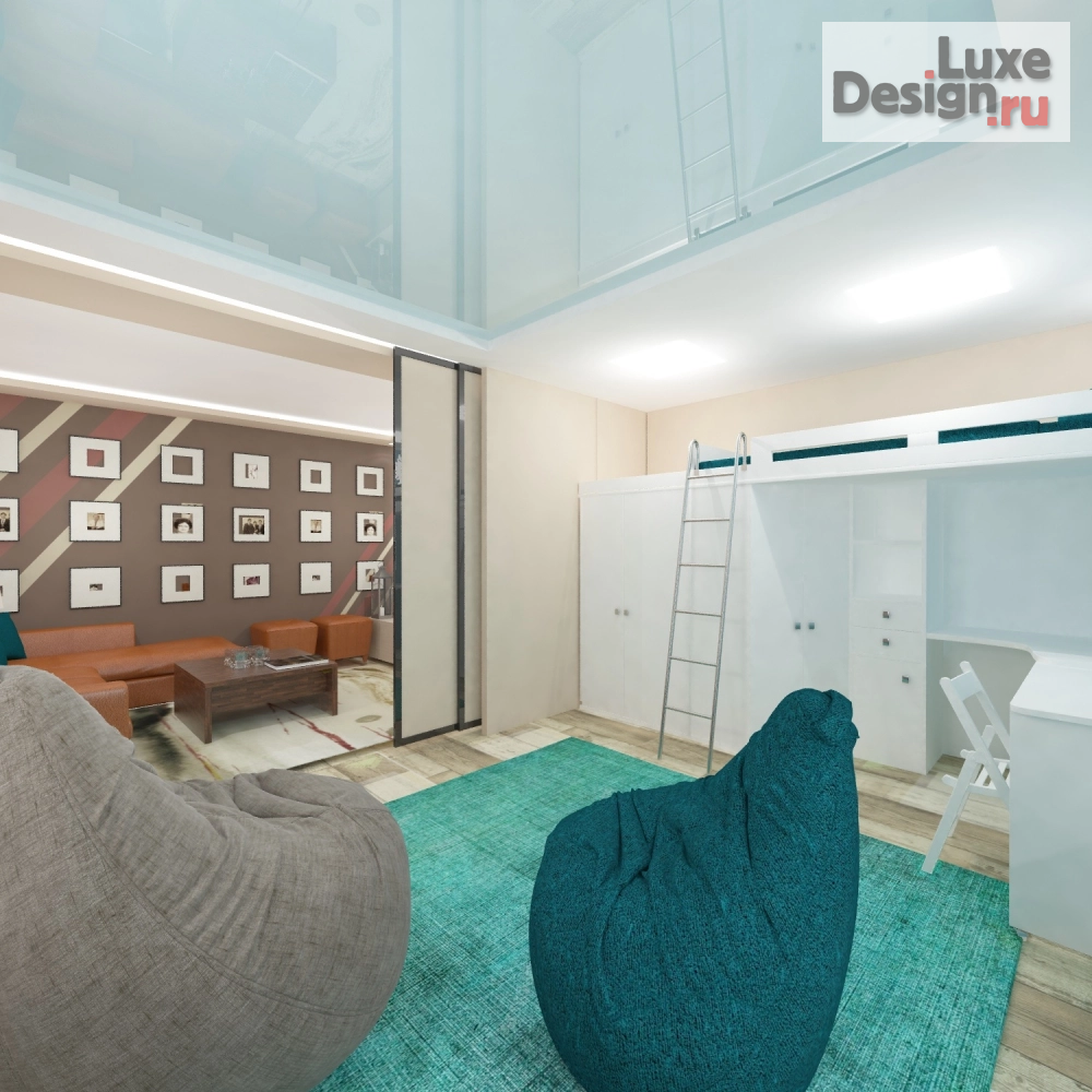 Дизайн интерьера двухкомнатной квартиры "Дизайн-проект квартиры (г.Саратов)" (фото 8)