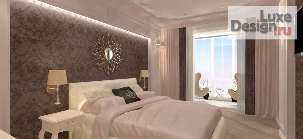 Дизайн интерьера трехкомнатной квартиры "ЖК Речной бриз " (фото 8)