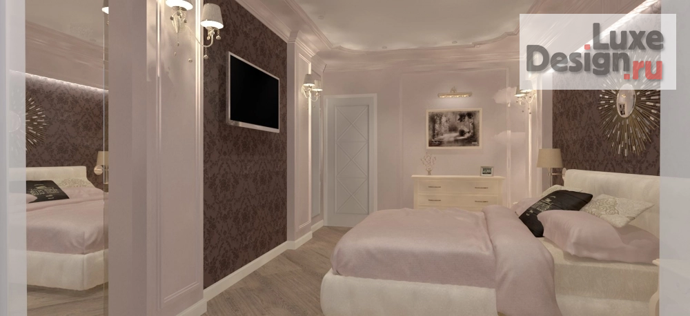 Дизайн интерьера трехкомнатной квартиры "ЖК Речной бриз " (фото 9)