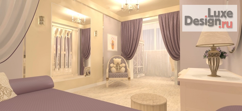 Дизайн интерьера трехкомнатной квартиры "ЖК Речной бриз " (фото 10)