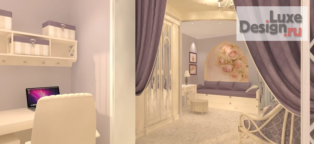 Дизайн интерьера трехкомнатной квартиры "ЖК Речной бриз " (фото 11)