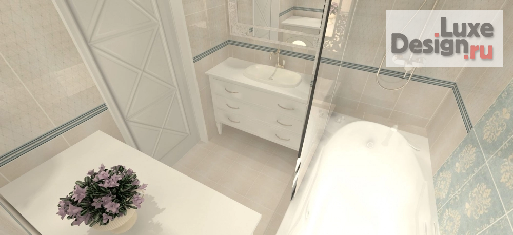 Дизайн интерьера трехкомнатной квартиры "ЖК Речной бриз " (фото 7)