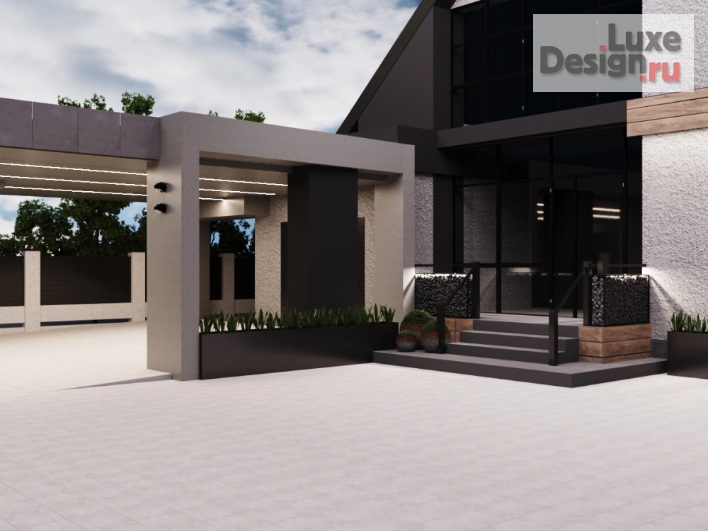 Частная архитектура "Редизайн фасада и придомового участка г.Саратов" (фото 15)