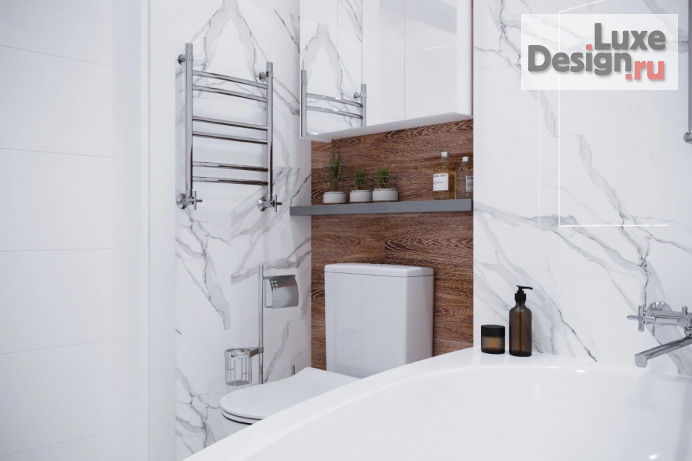 Дизайн интерьера трехкомнатной квартиры "Квартира в МСК для молодой семьи" (фото 25)