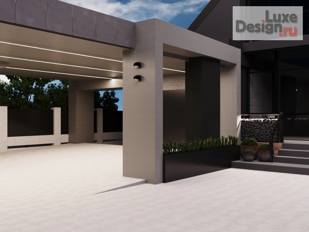 Частная архитектура "Редизайн фасада и придомового участка г.Саратов" (фото 17)