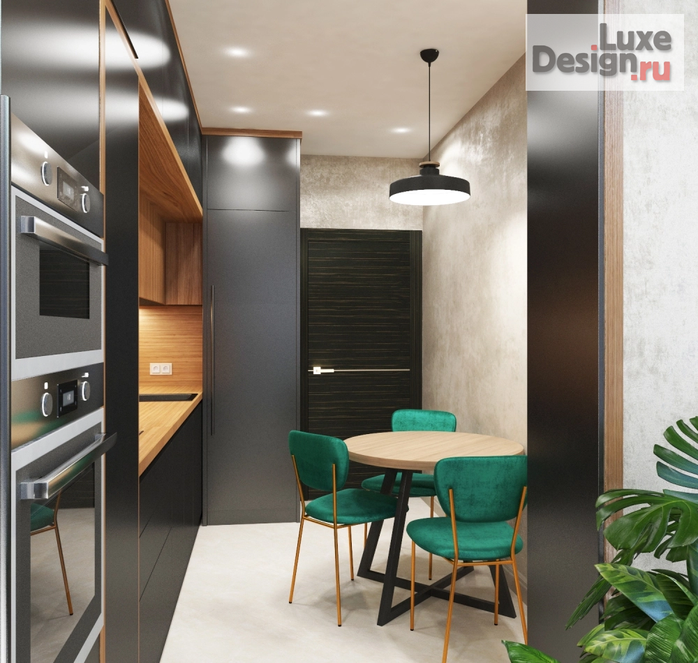 Дизайн интерьера трехкомнатной квартиры "Квартира на Политехнической" (фото 1)