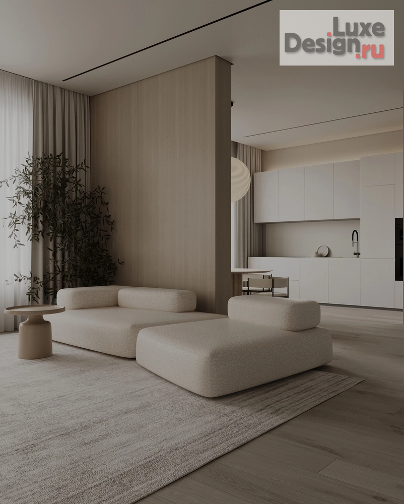 Дизайн интерьера двухкомнатной квартиры "Квартира ЖК "Зиларт"" (фото 1)