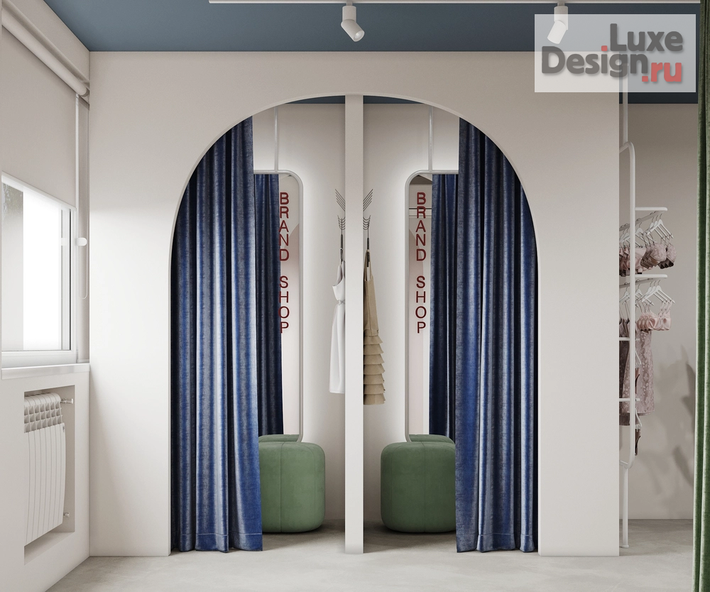 Дизайн интерьера шоу-рума "BRAND SHOP" (фото 2)