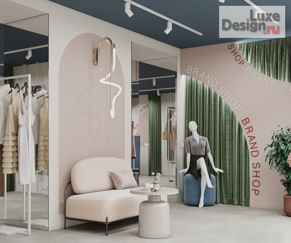 Дизайн интерьера шоу-рума "BRAND SHOP" (фото 10)
