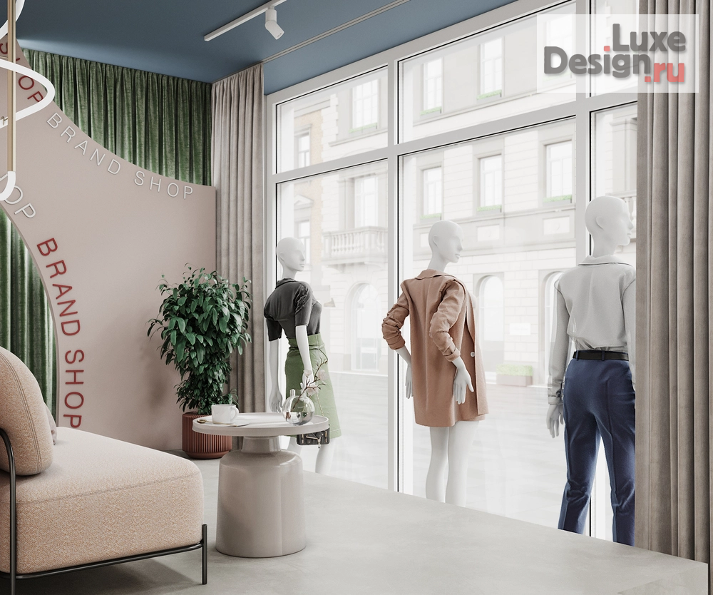 Дизайн интерьера шоу-рума "BRAND SHOP" (фото 11)