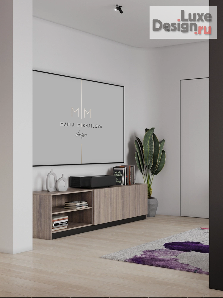 Дизайн интерьера двухкомнатной квартиры "Интерьер квартиры для девушки" (фото 16)