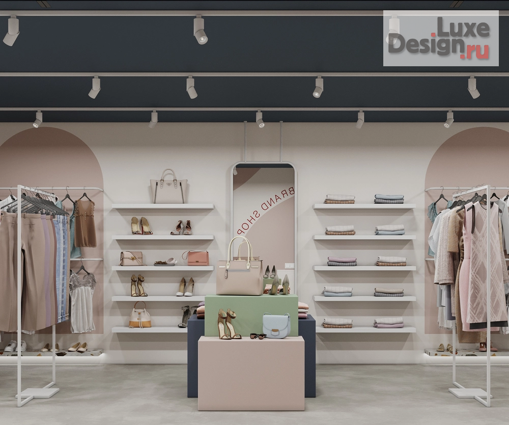 Дизайн интерьера шоу-рума "BRAND SHOP" (фото 6)