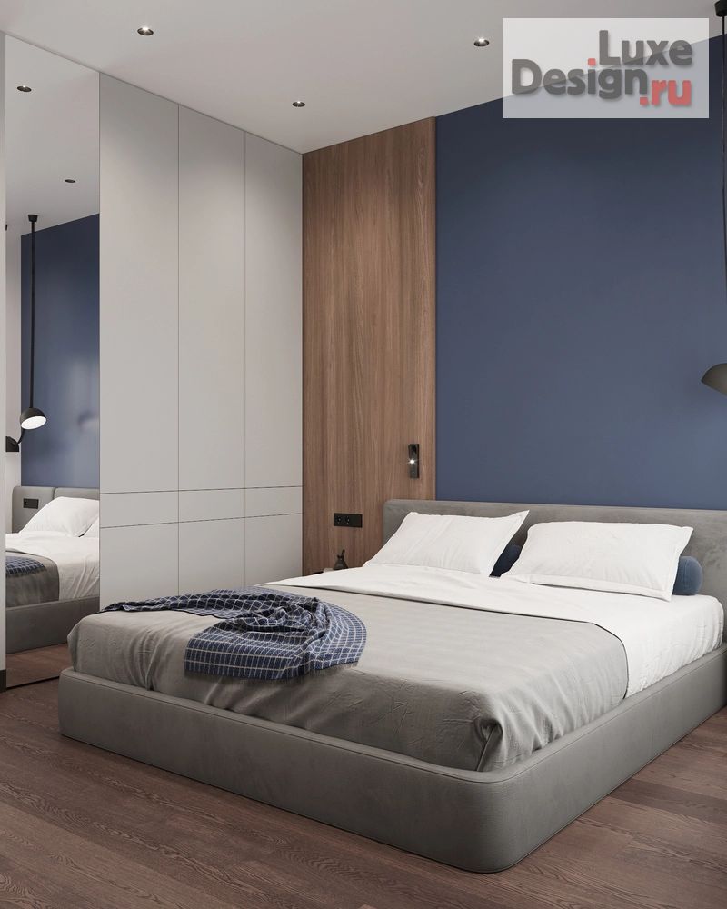 Дизайн интерьера двухкомнатной квартиры "Минималистичный дизайн г. Москва." (фото 8)