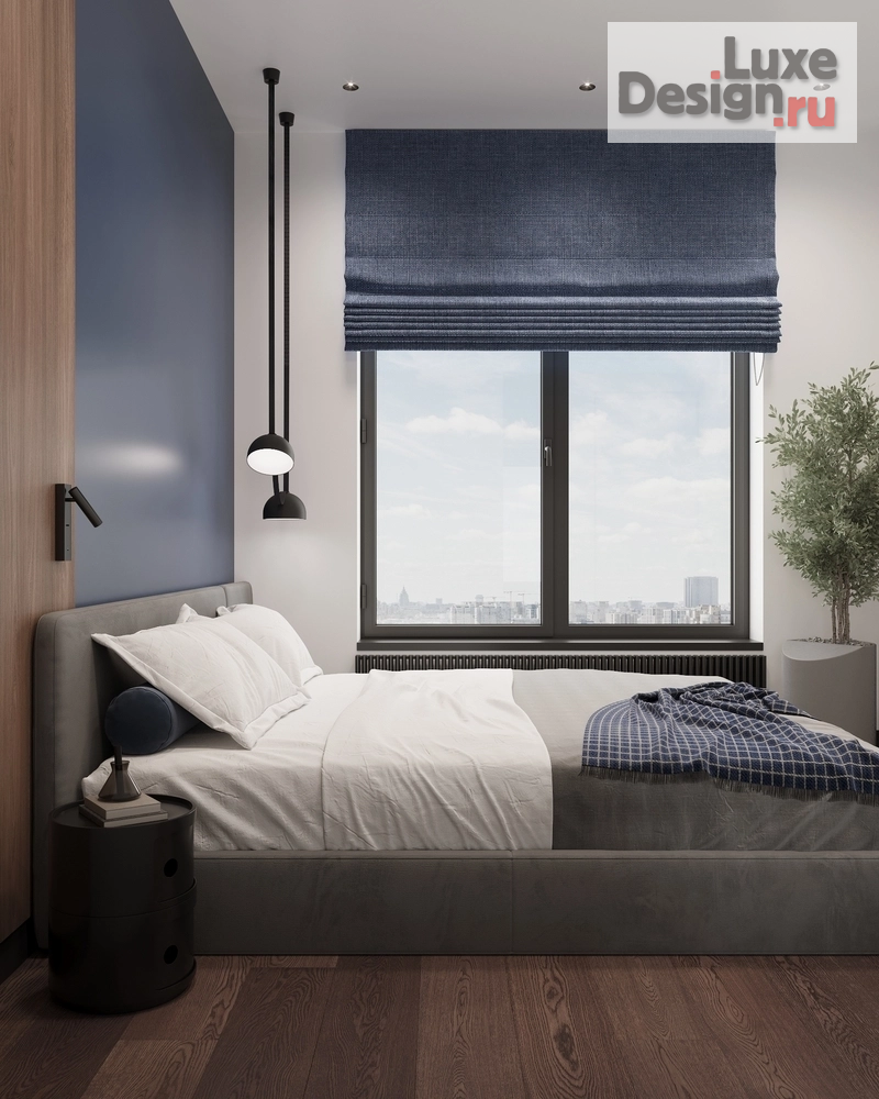 Дизайн интерьера двухкомнатной квартиры "Минималистичный дизайн г. Москва." (фото 9)