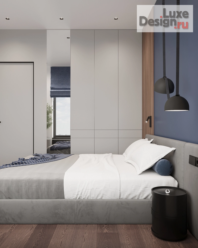 Дизайн интерьера двухкомнатной квартиры "Минималистичный дизайн г. Москва." (фото 10)