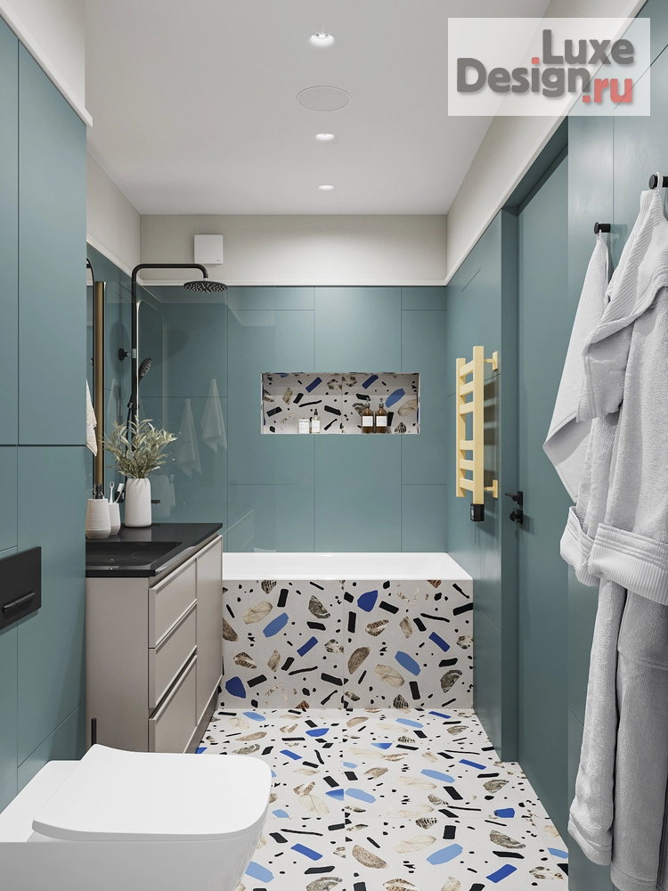 Дизайн интерьера двухкомнатной квартиры "ЖК Перекресток" (фото 11)