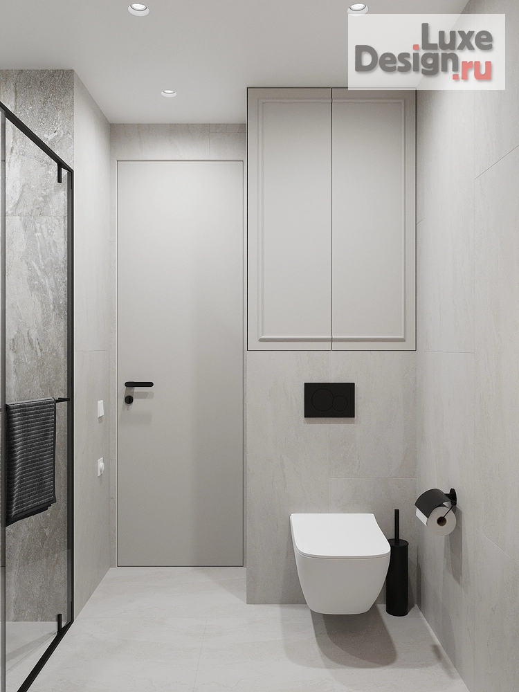 Дизайн интерьера двухкомнатной квартиры "Неоклассика без визуального шума" (фото 25)