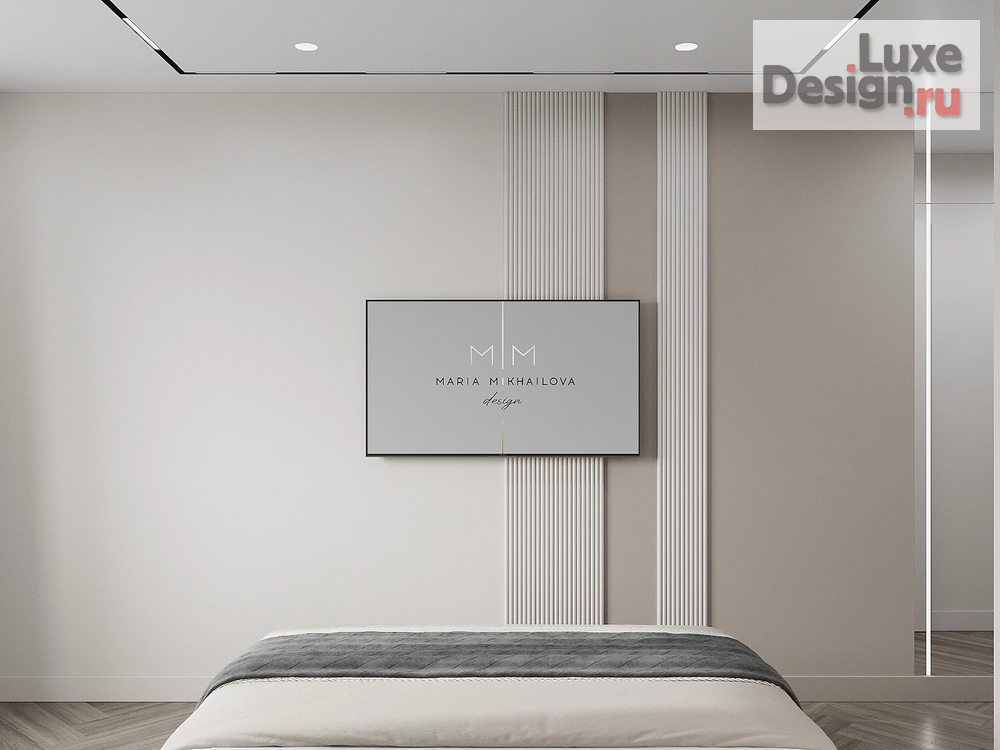 Дизайн интерьера двухкомнатной квартиры "Неоклассика без визуального шума" (фото 34)