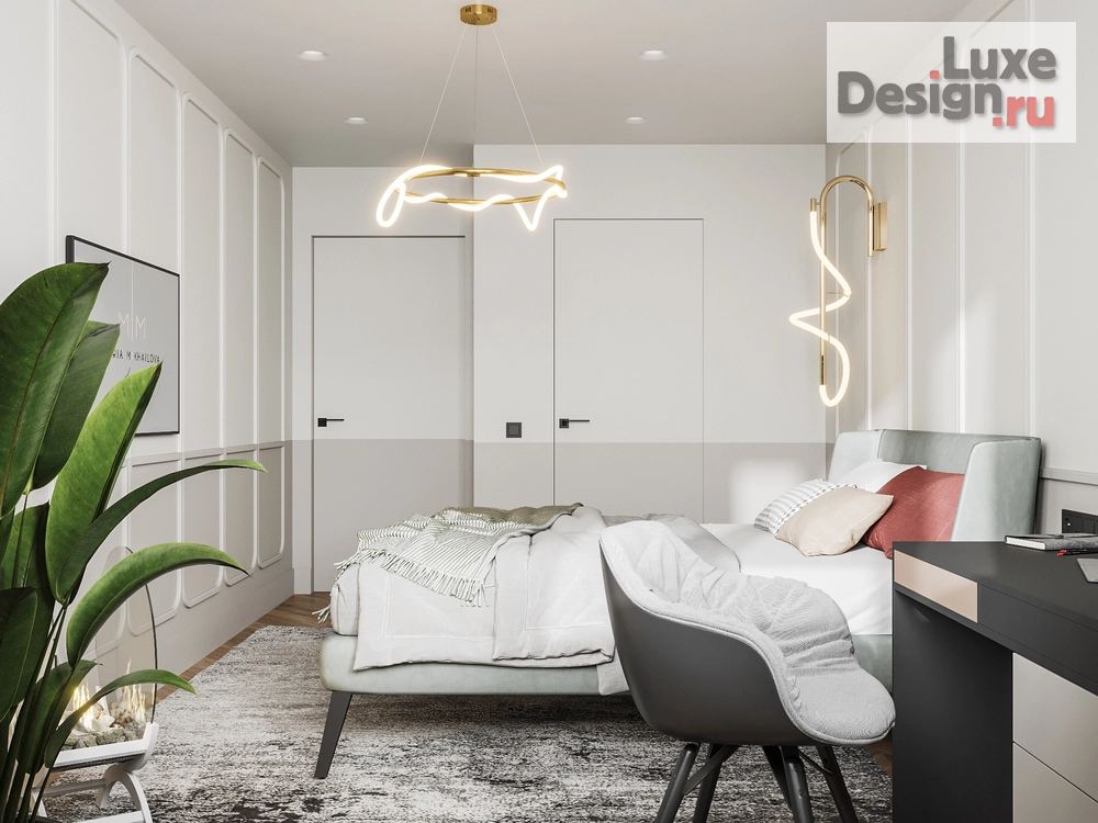 Дизайн интерьера двухкомнатной квартиры "ЖК Перекресток" (фото 21)