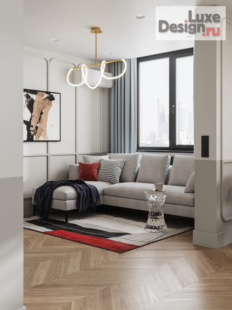 Дизайн интерьера двухкомнатной квартиры "ЖК Перекресток" (фото 26)