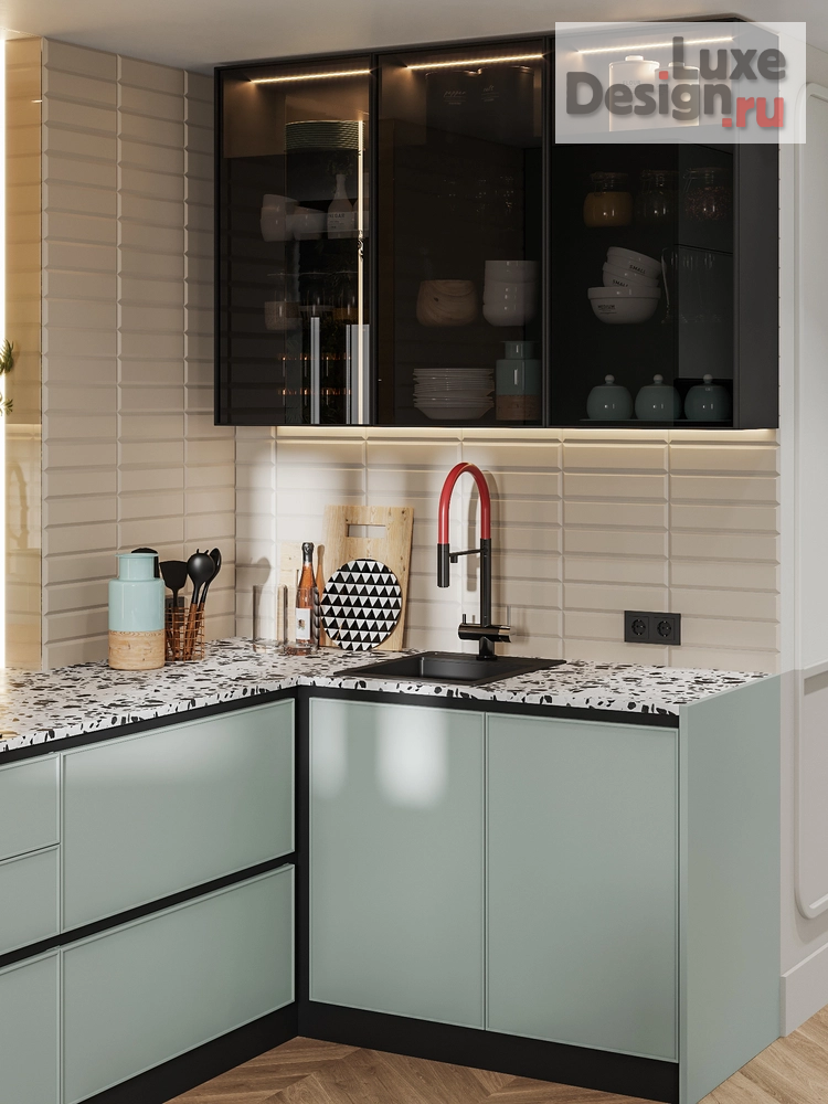 Дизайн интерьера двухкомнатной квартиры "ЖК Перекресток" (фото 4)