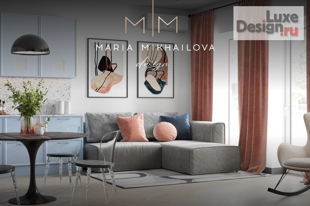 Дизайн интерьера частного дома "Яркий интерьер частного дома" (фото 1)