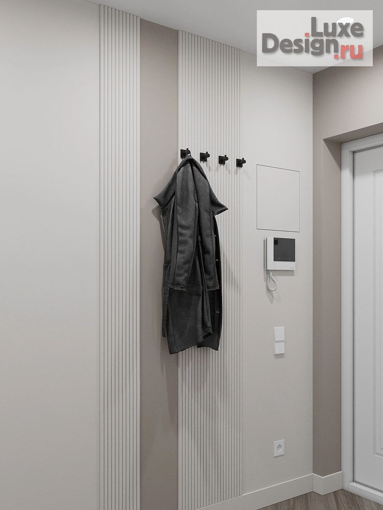 Дизайн интерьера двухкомнатной квартиры "Неоклассика без визуального шума" (фото 19)