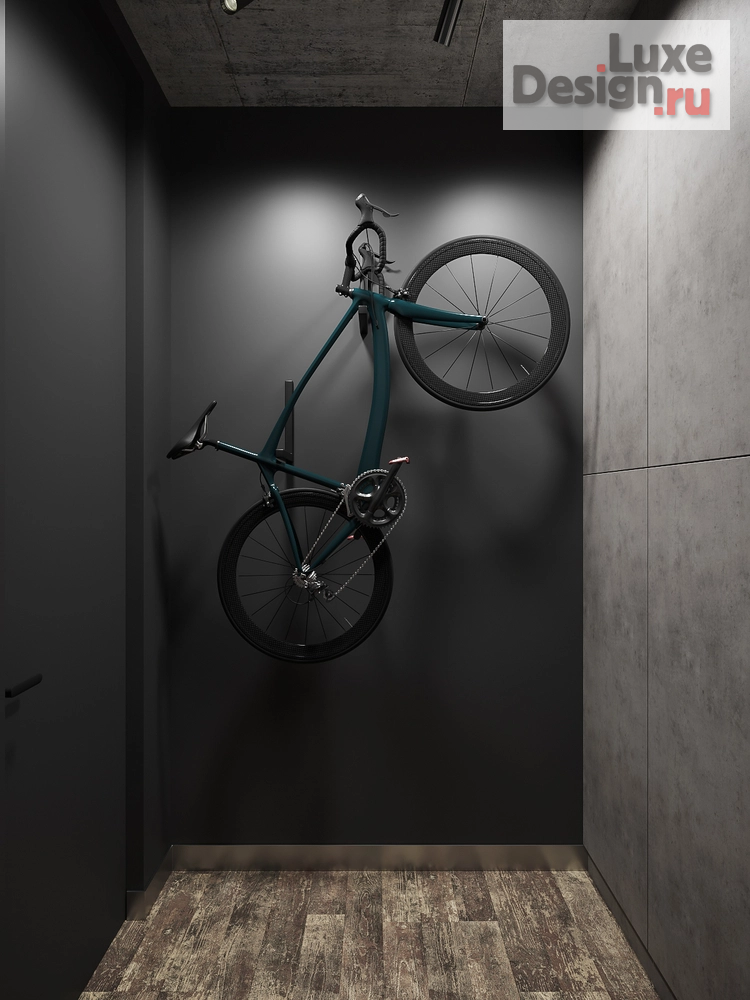 Дизайн интерьера квартиры студии "Лофт в темных тонах" (фото 27)