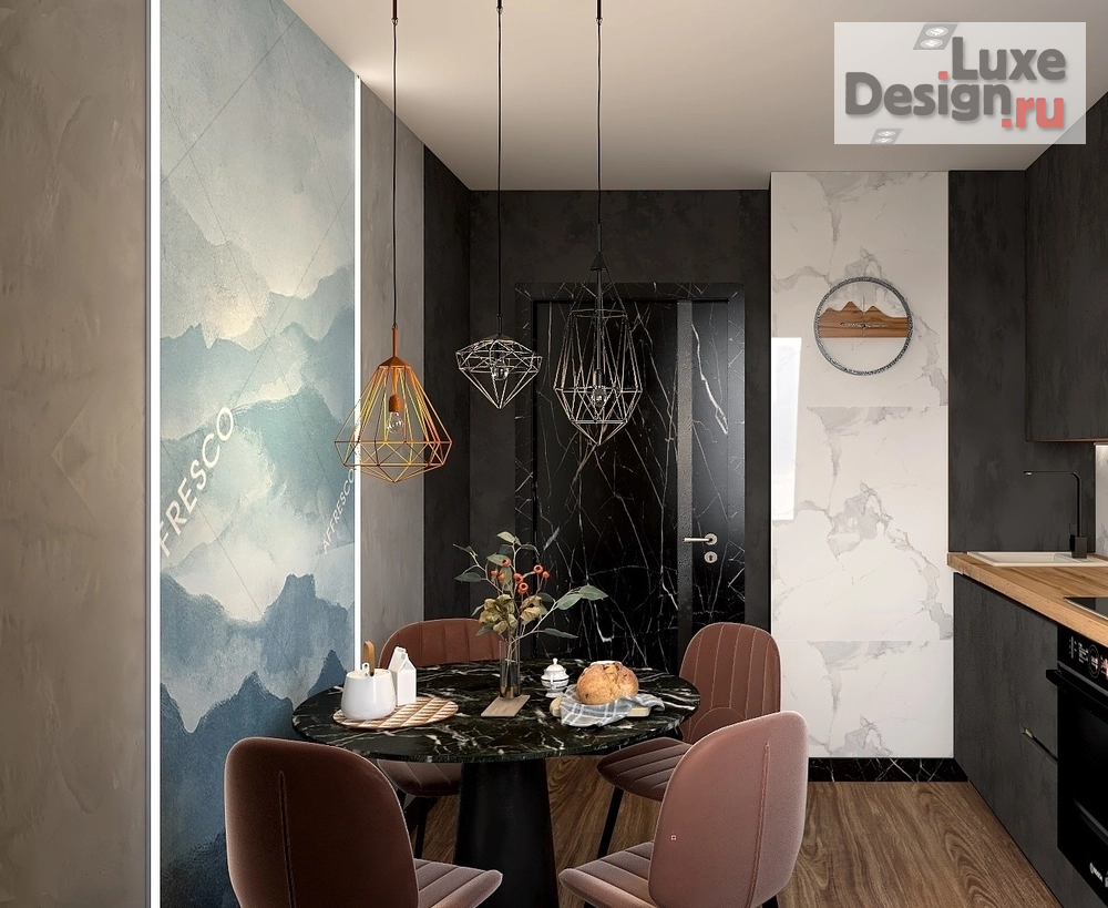 Дизайн интерьера двухкомнатной квартиры "Лофт" (фото 3)