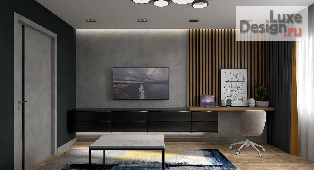 Дизайн интерьера двухкомнатной квартиры "Лофт" (фото 2)