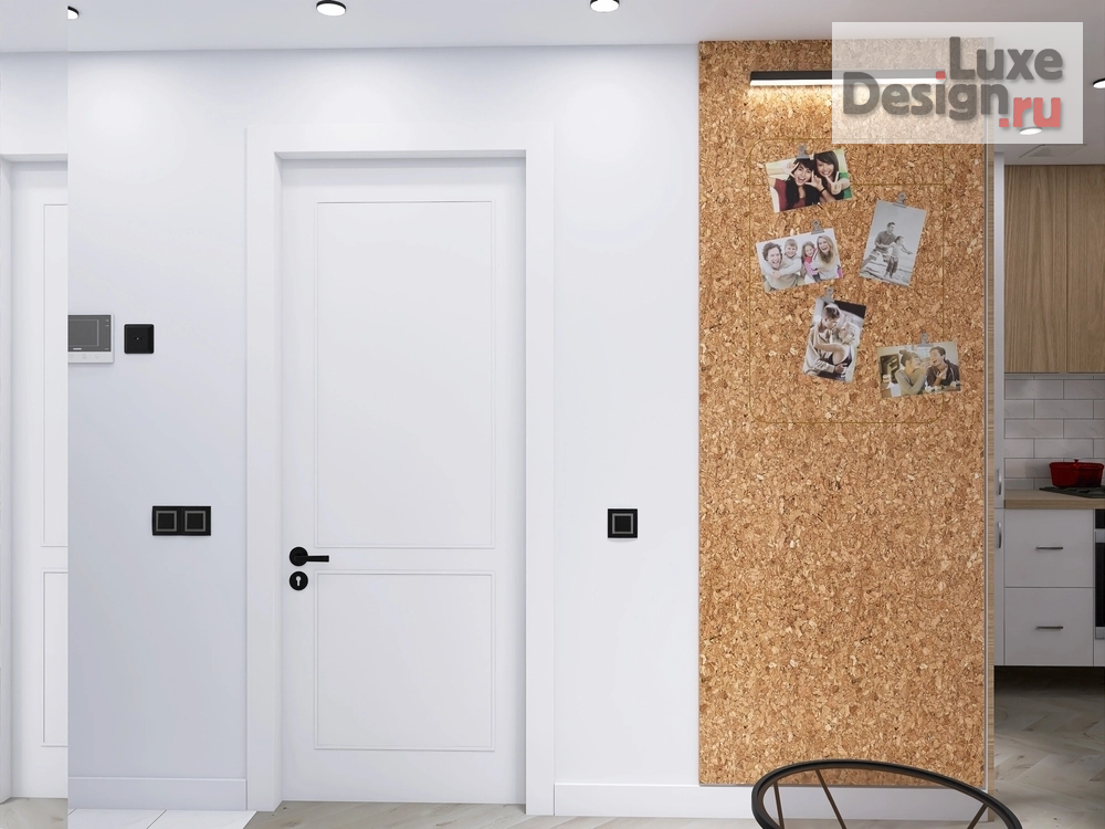 Дизайн интерьера двухкомнатной квартиры "Сканди" (фото 5)