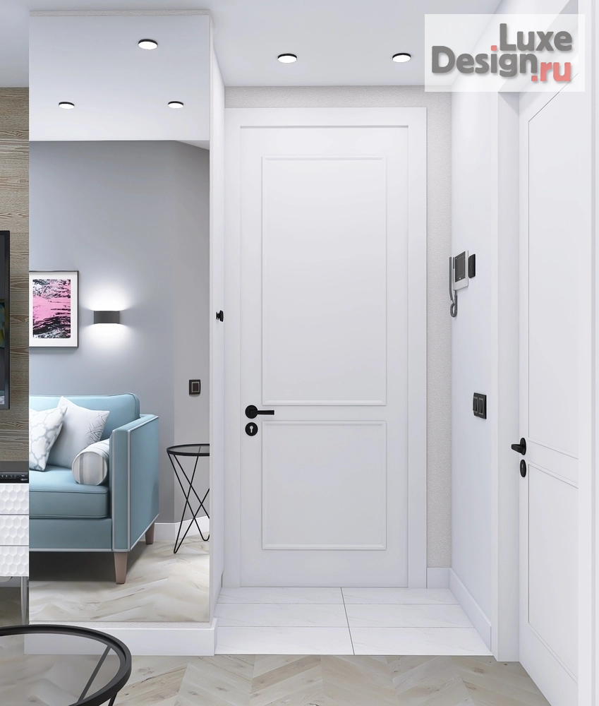 Дизайн интерьера двухкомнатной квартиры "Сканди" (фото 7)