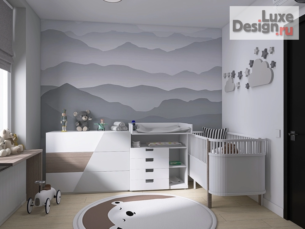 Дизайн интерьера детской "Г. МОСКВА 9 КВ.М. ДЕСТКАЯ КОМНАТА МАЛЬЧИКА" (фото 5)